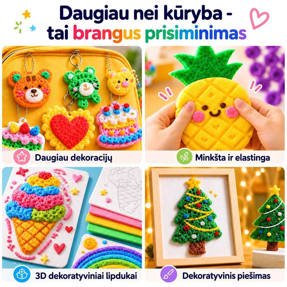 Topacme® 3D reliefno umetniško pisalo