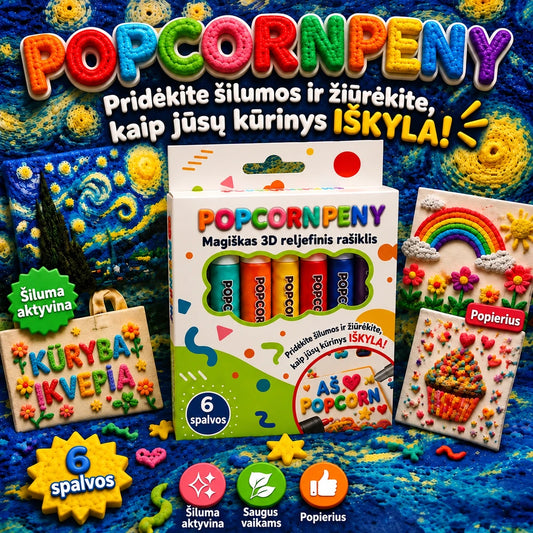 Topacme 3D reljefinis ra?iklis - pagrindinis produkto vaizdas