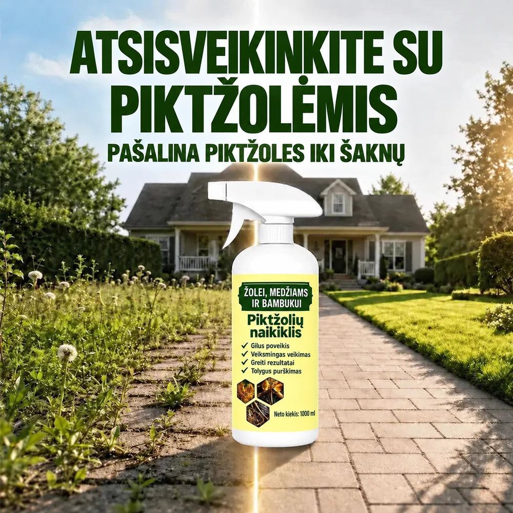 Hitro delujoče pršilo proti plevelu