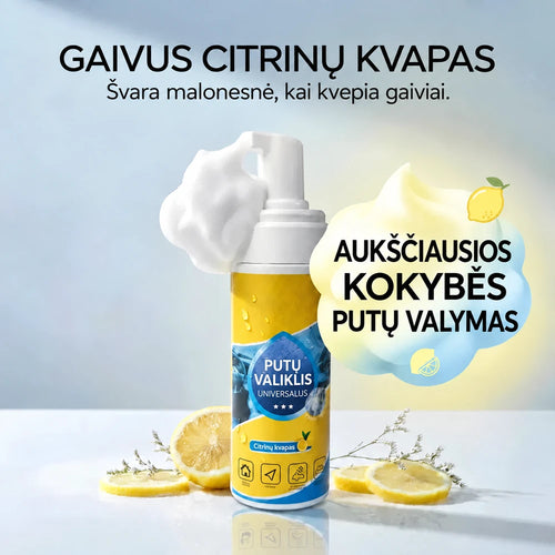 Večnamenski encimski penasti čistilec 4 v 1