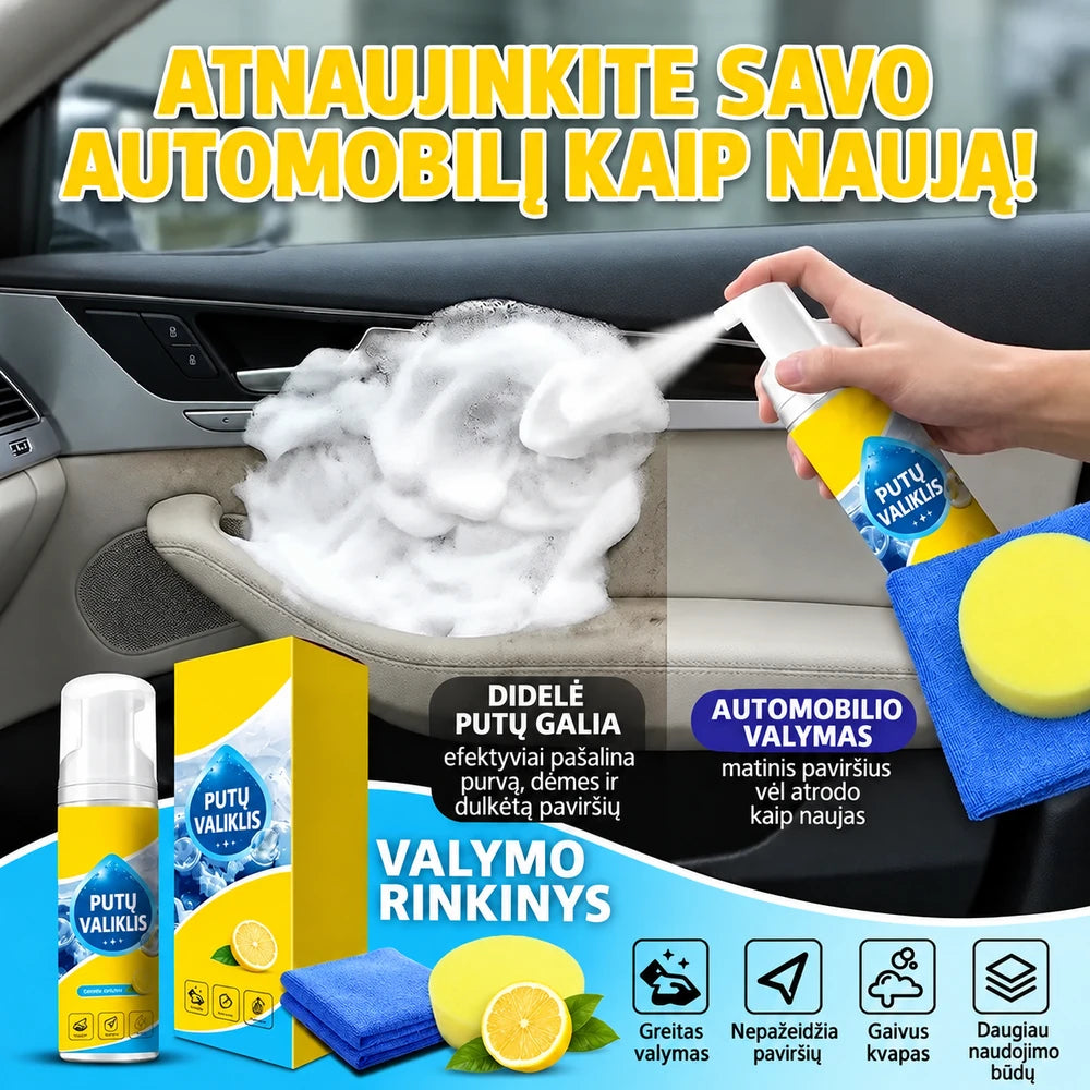 Večnamenski encimski penasti čistilec 4 v 1