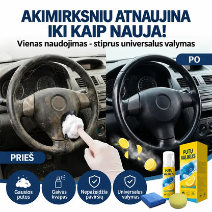Večnamenski encimski penasti čistilec 4 v 1