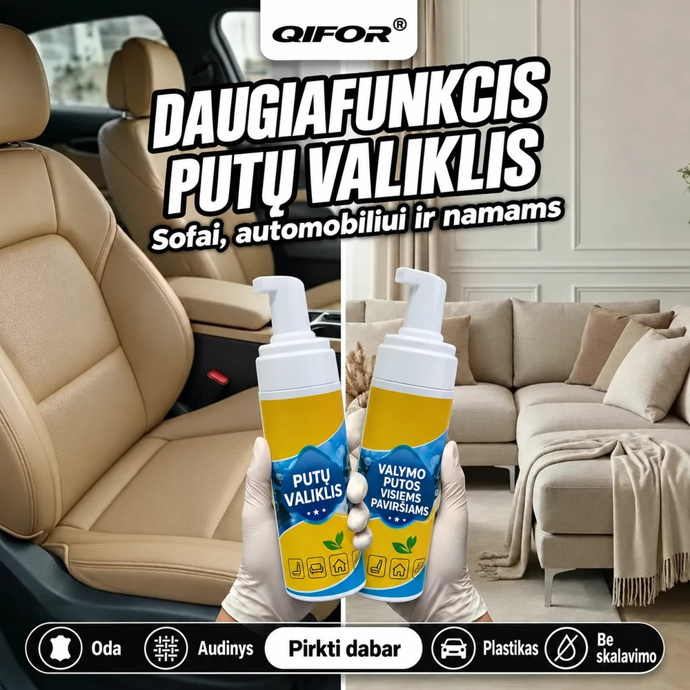 Večnamenski encimski penasti čistilec 4 v 1