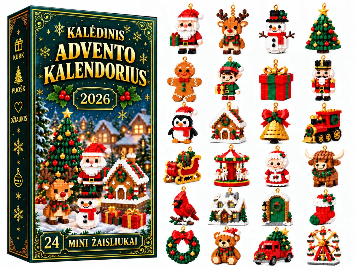 Adventi naptár mini karácsonyfadíszekkel – 37. kép
