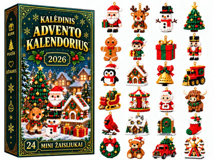 Adventi naptár mini karácsonyfadíszekkel – 37. kép