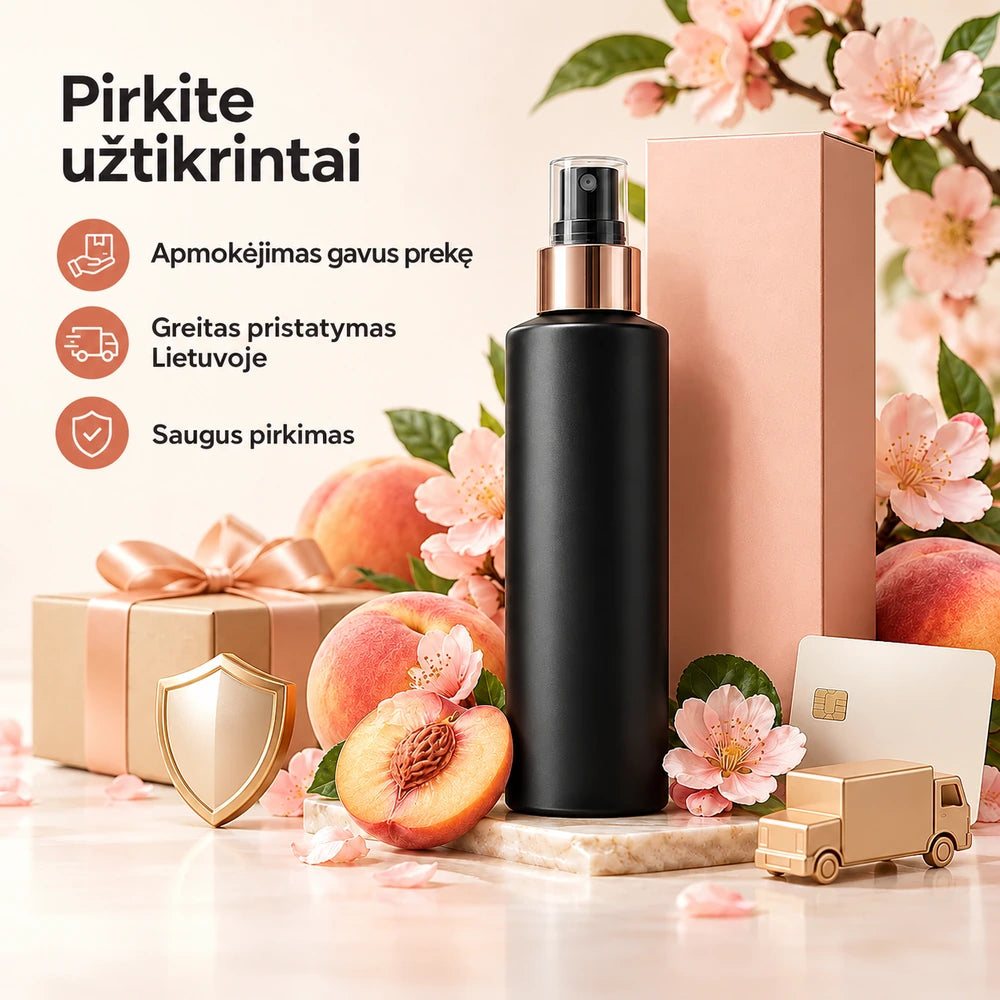 Sprej za volumen in oblikovanje las z vonjem breskve - 9